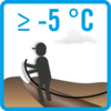 Temperatura de depunere ≥ -5°C